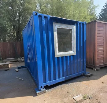 Прорабская бытовка из морского контейнера в Минске (тёплый блок для рабочих)